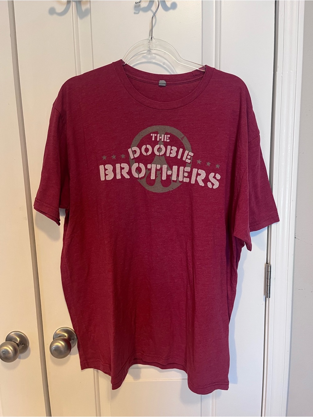 Men's Burgundy Graphic Tee